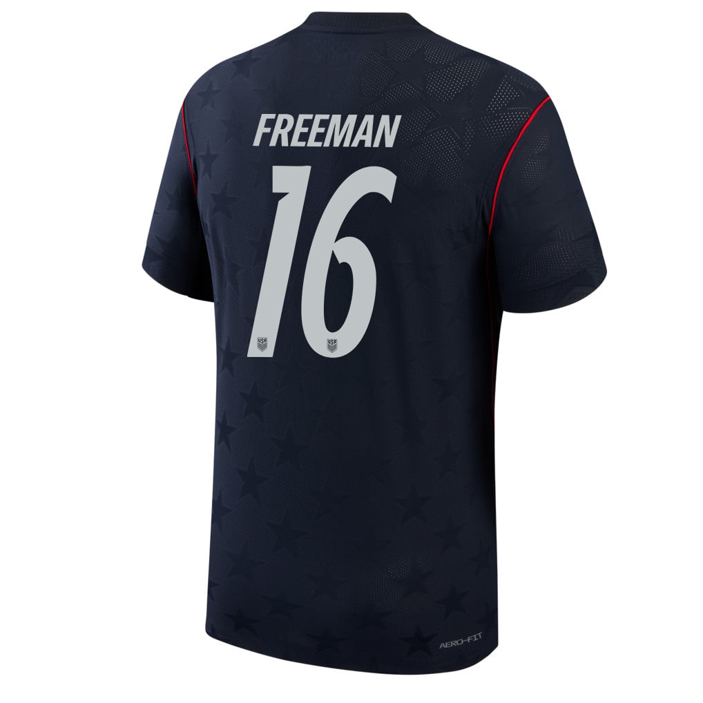 Alex Freeman 16 USMNT 2026 Away Match Jersey - Blue Men