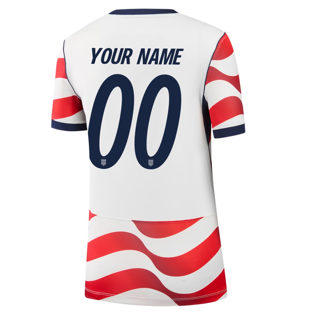USMNT 2026 Women's Home Jersey - Personalized - White