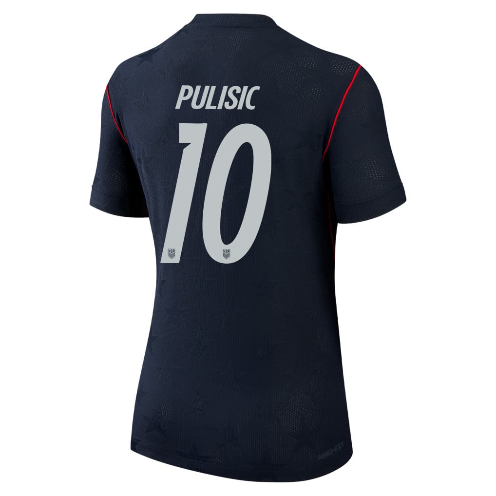 Christian Pulisic 10 USMNT 2026 Women's Away Match Jersey - Black