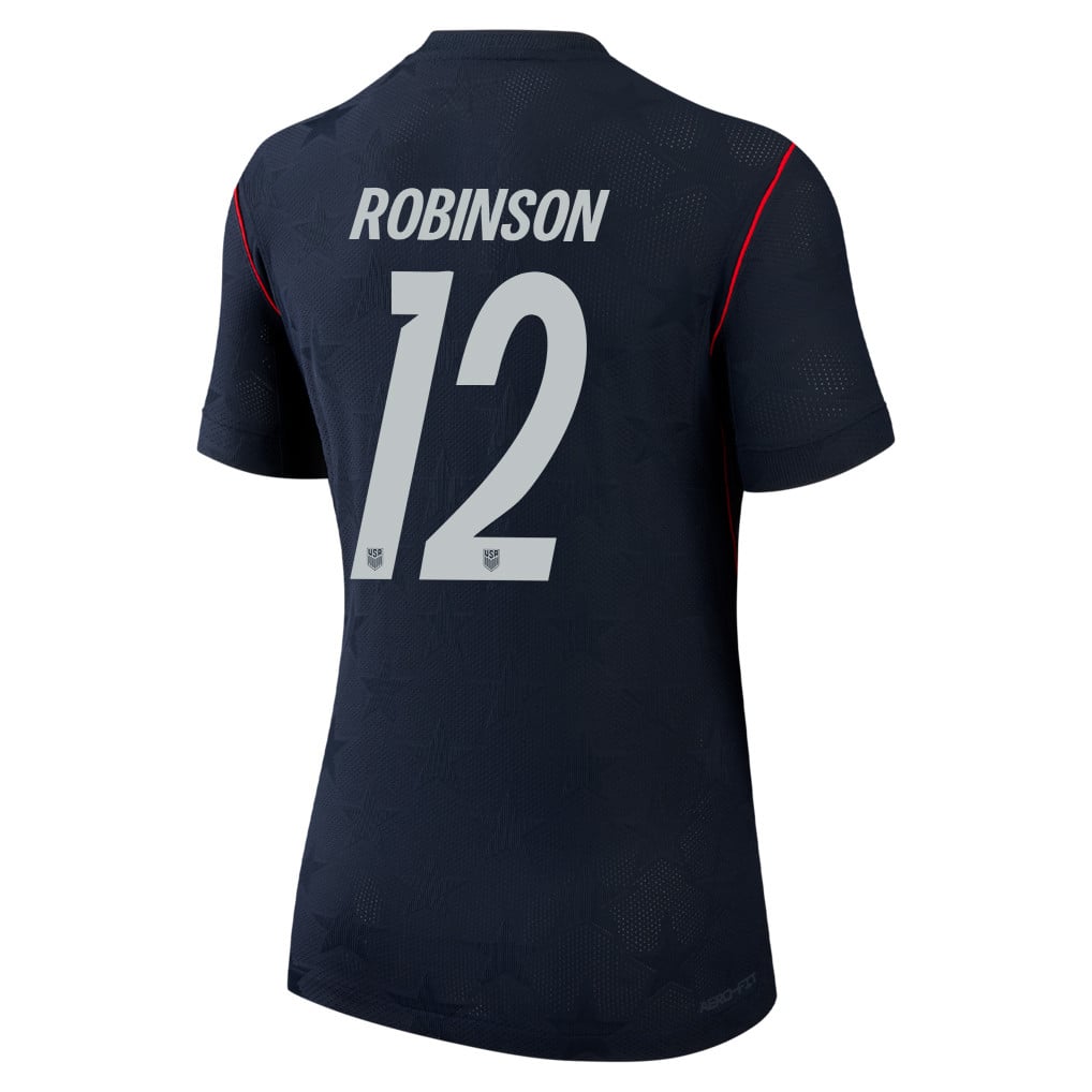 Miles Robinson 12 USMNT 2026 Women's Away Match Jersey - Black