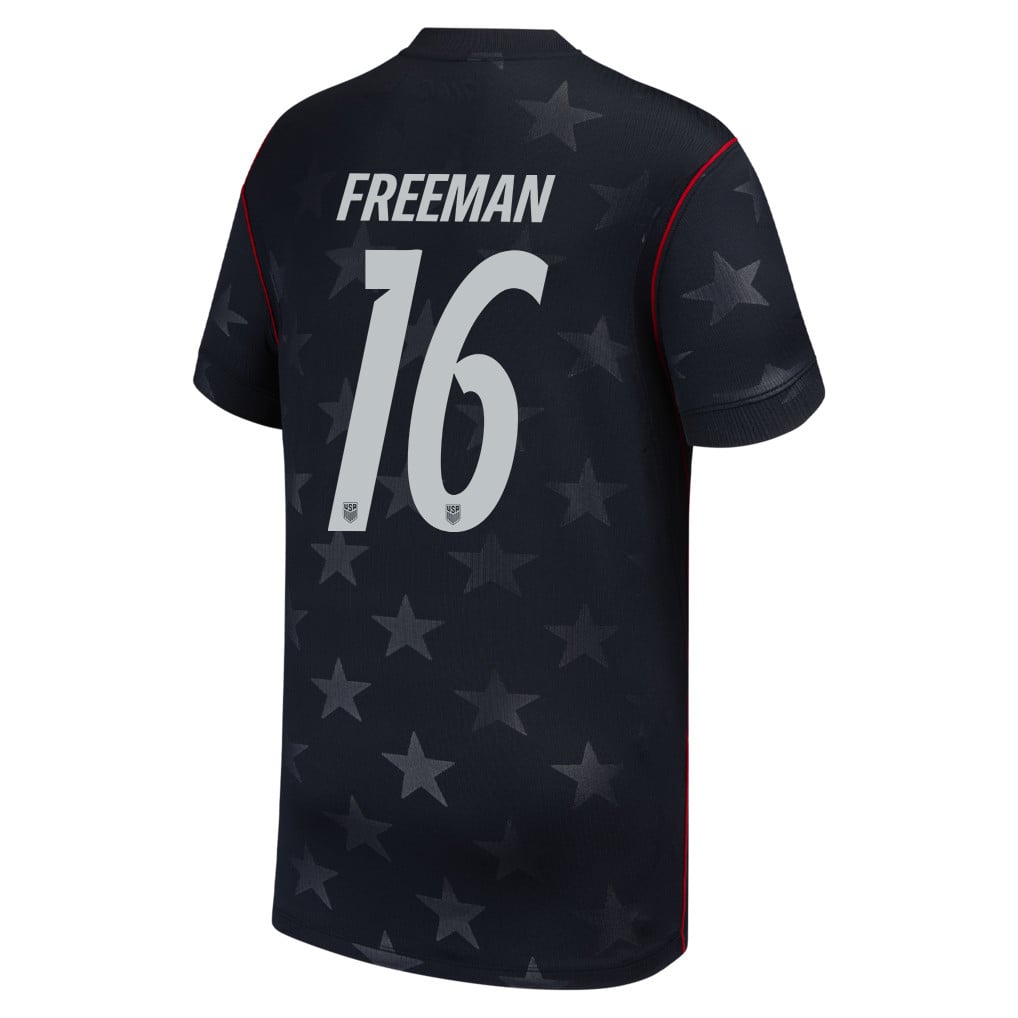 Alex Freeman 16 USMNT Youth 2026 Away Stadium Jersey - Blue