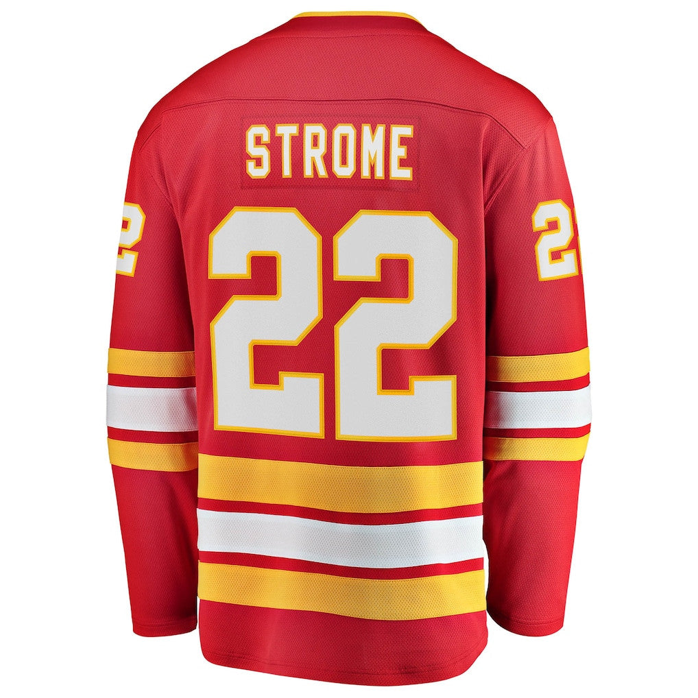 Ryan Strome 22 Calgary Flames Home Breakaway Men Jersey - Red