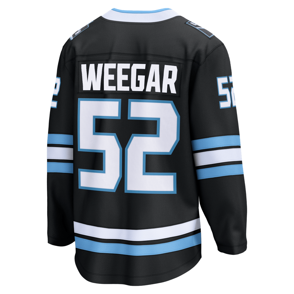 MacKenzie Weegar 52 Utah Mammoth Home Breakaway Men Jersey - Black