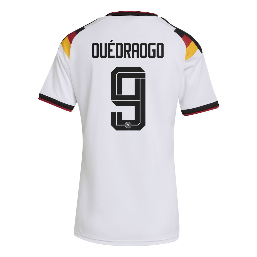 Assan Ouédraogo 9 Women's Germany National Team 2026 Home Jersey - White