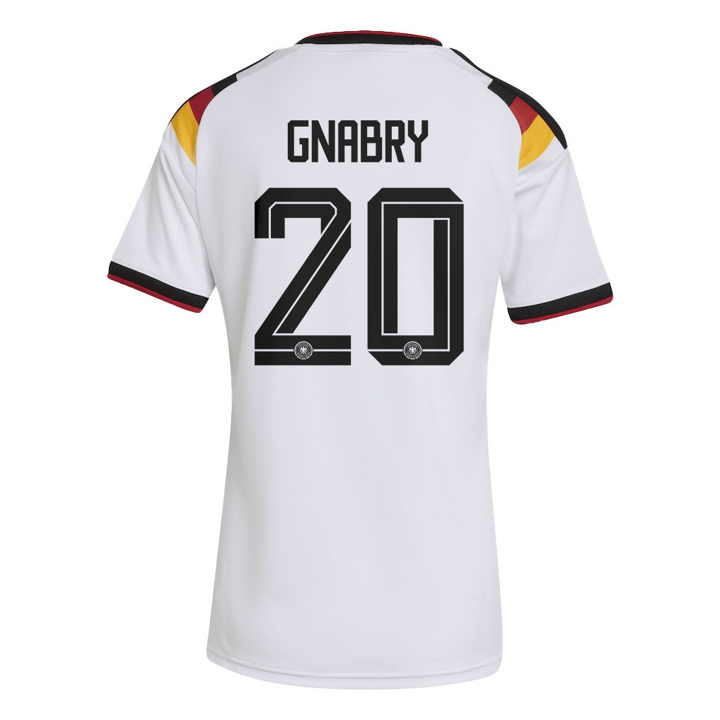 Serge Gnabry 20 Women's Germany National Team 2026 Home Jersey - White