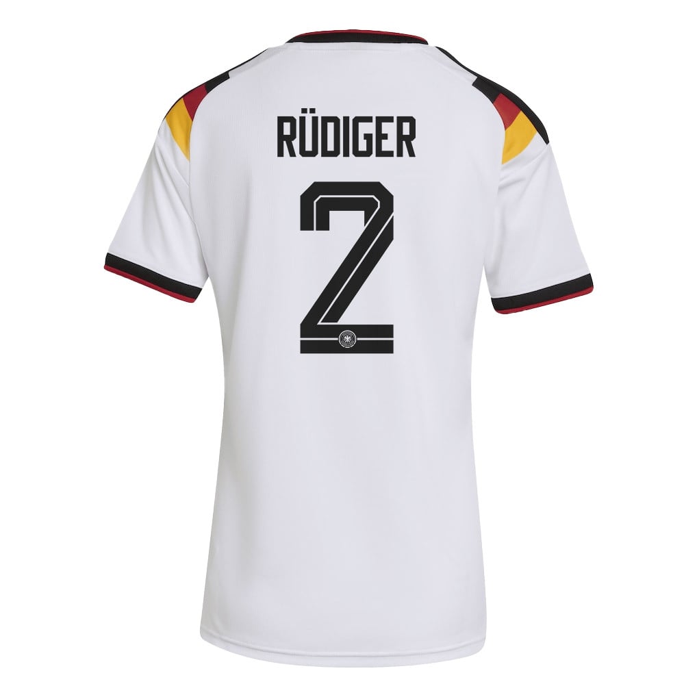Antonio Rüdiger 2 Women's Germany National Team 2026 Home Jersey - White