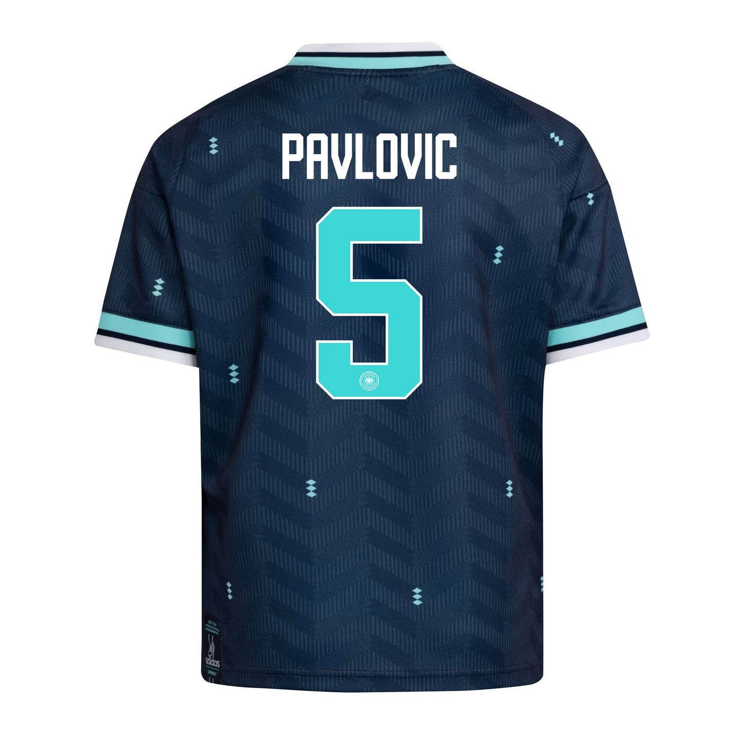 Aleksandar Pavlovic 5 Youth Germany National Team 2026 Away Jersey - Navy