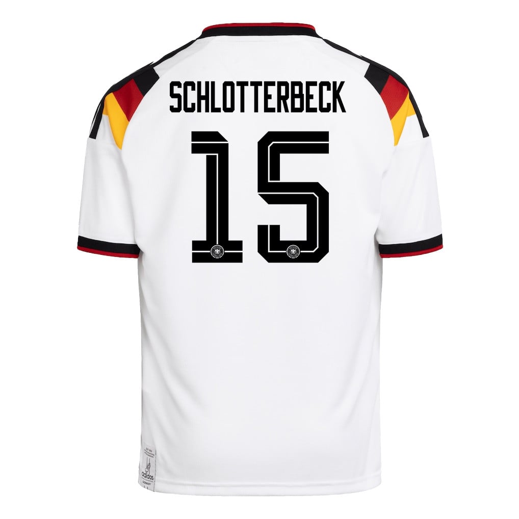 Nico Schlotterbeck 15 Youth Germany National Team 2026 Home Jersey - White