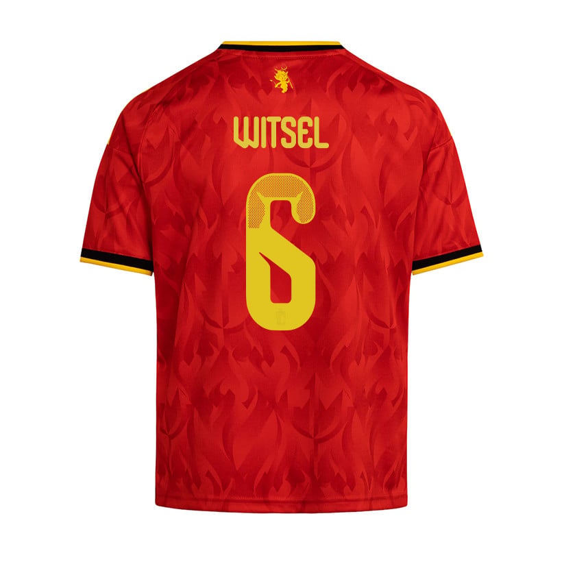 Axel Witsel 6 Youth Belgium National Team 2026 Home Jersey - Red