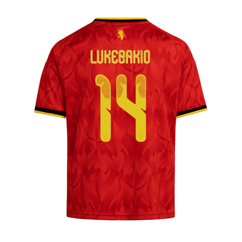 Dodi Lukebakio 14 Youth Belgium National Team 2026 Home Jersey - Red