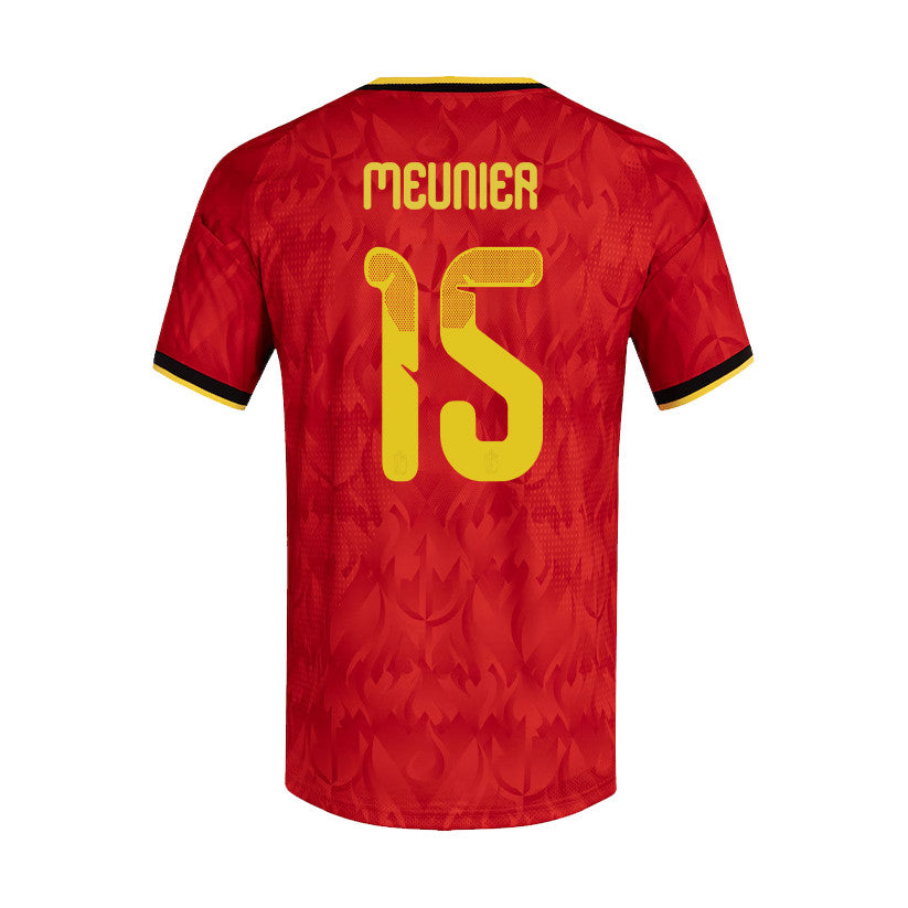 Thomas Meunier 15 Belgium National Team 2026 Home Jersey - Red, Men