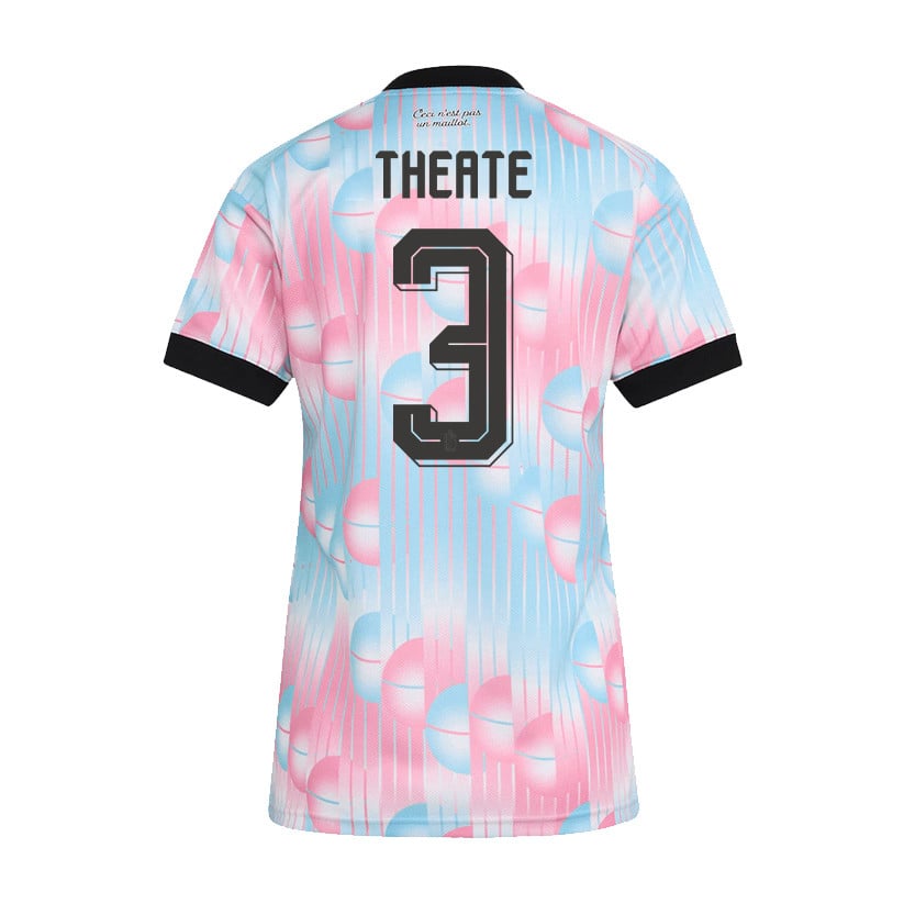 Arthur Theate 3 Women's Belgium National Team 2026 Away Jersey - Light Blue
