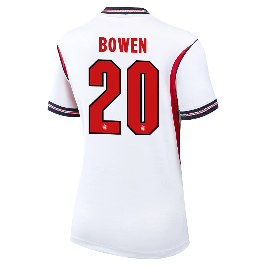 Jarrod Bowen 20 Women's England National Team 2026 Home Jersey - White
