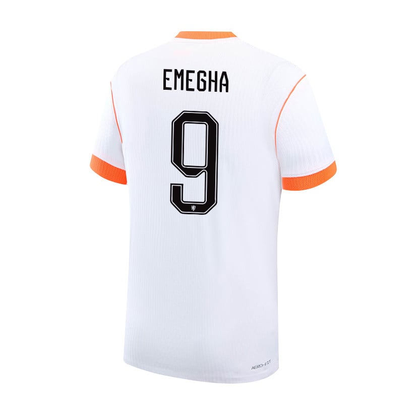 Emmanuel Emegha 9 Netherlands National Team 2026 Away Jersey - White, Men