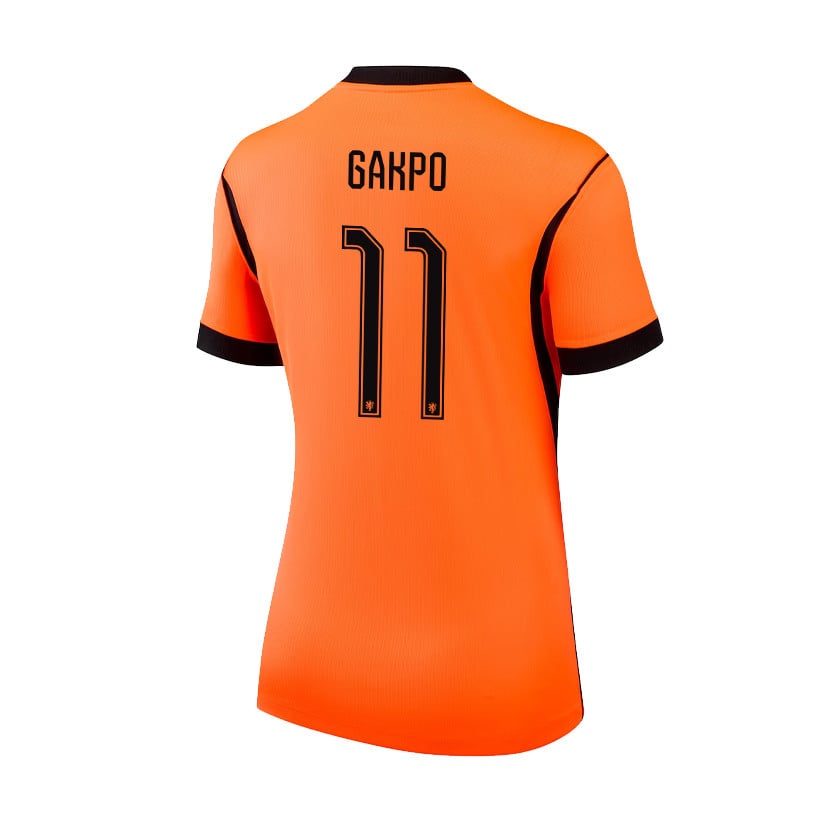 Cody Gakpo 11 Women's Netherlands National Team 2026 Home Jersey - Orange