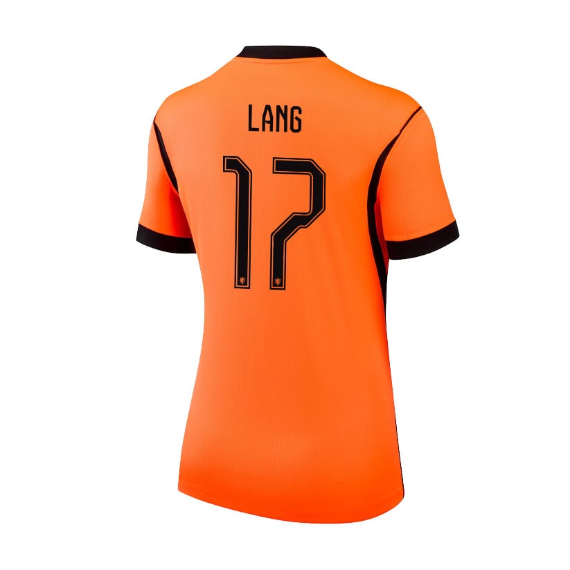 Noa Lang 17 Women's Netherlands National Team 2026 Home Jersey - Orange