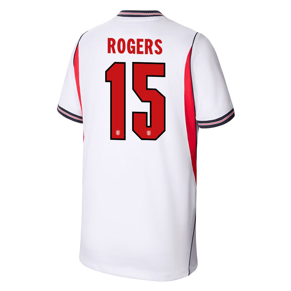 Morgan Rogers 15 Youth England National Team 2026 Home Jersey - White