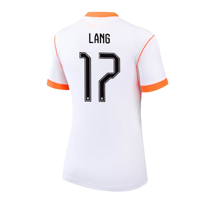 Noa Lang 17 Women's Netherlands National Team 2026 Away Jersey - White