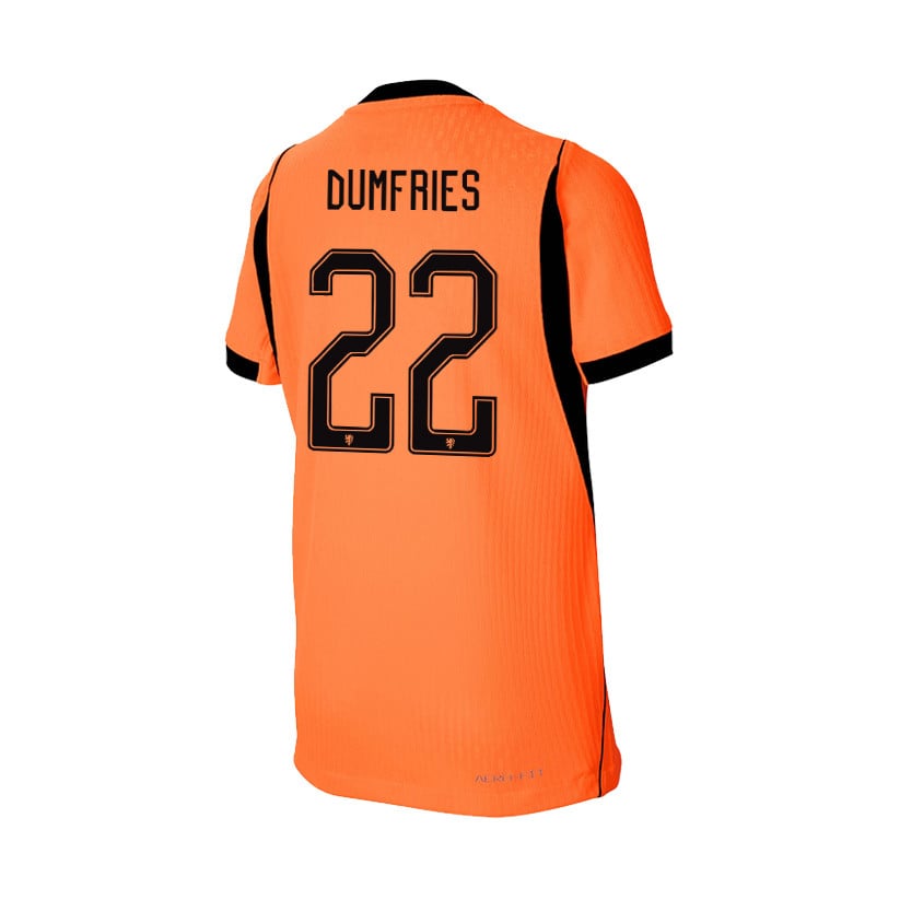 Denzel Dumfries 22 Youth Netherlands National Team 2026 Home Jersey - Orange