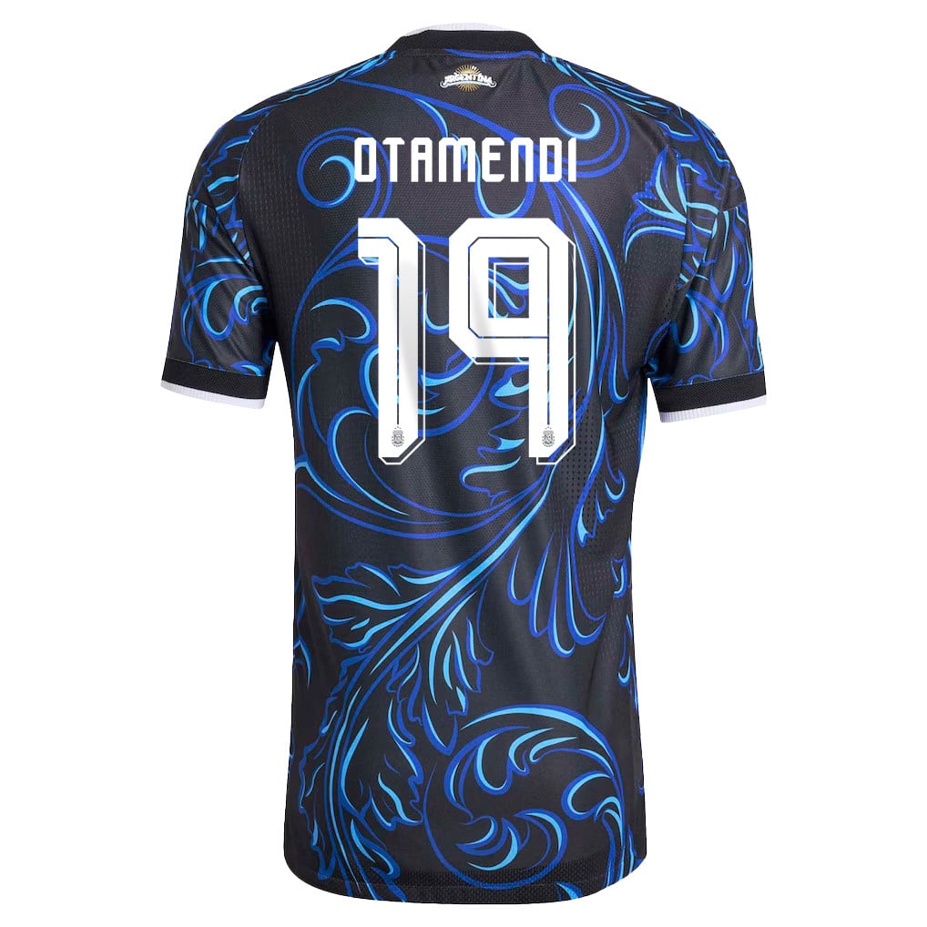 Nicolás Otamendi 19 Argentina National Team 2026 Away Jersey - Black, Men
