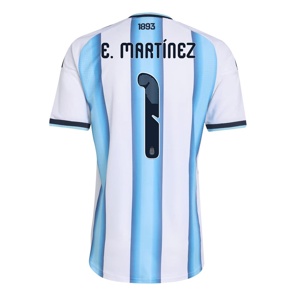 Emiliano Martínez 1 Argentina National Team 2026 Home Jersey - White, Men