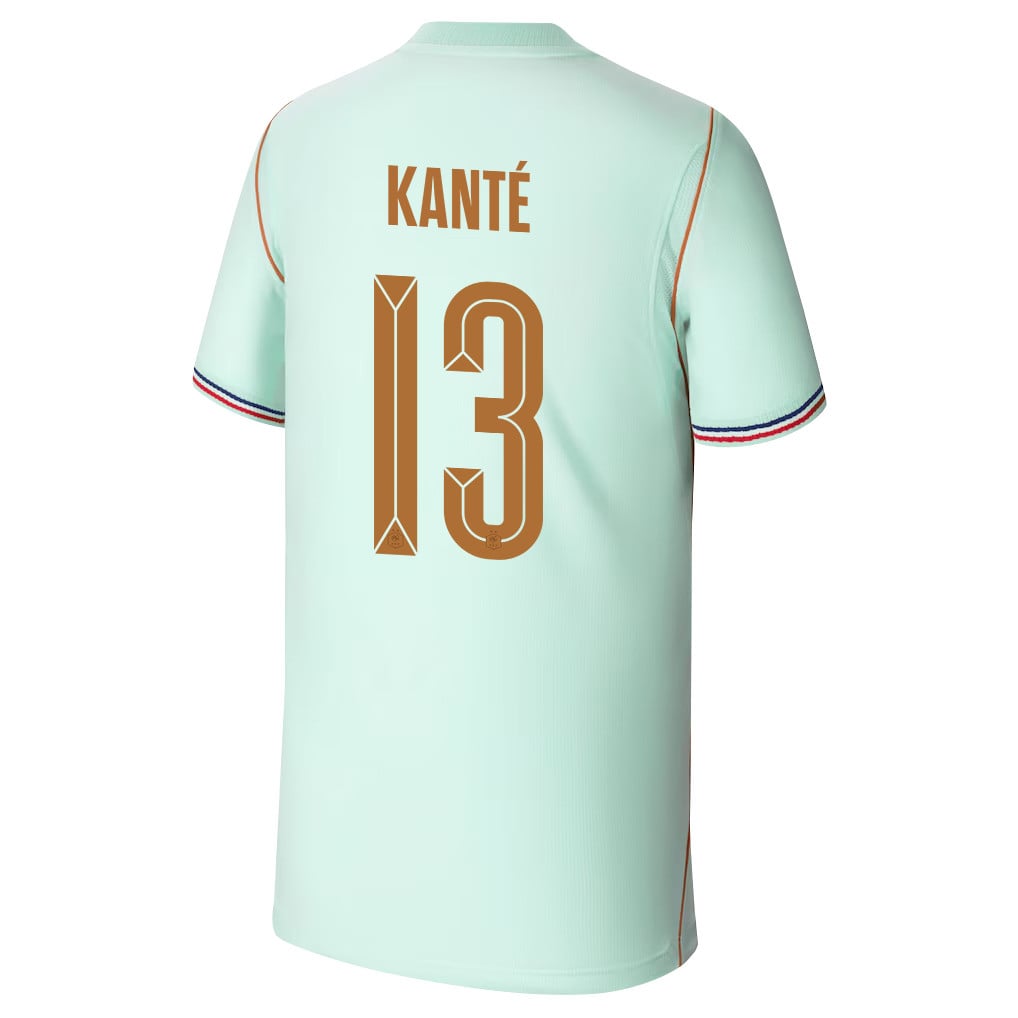 N'Golo Kanté 13 Youth France National Team 2026 Away Jersey - Green