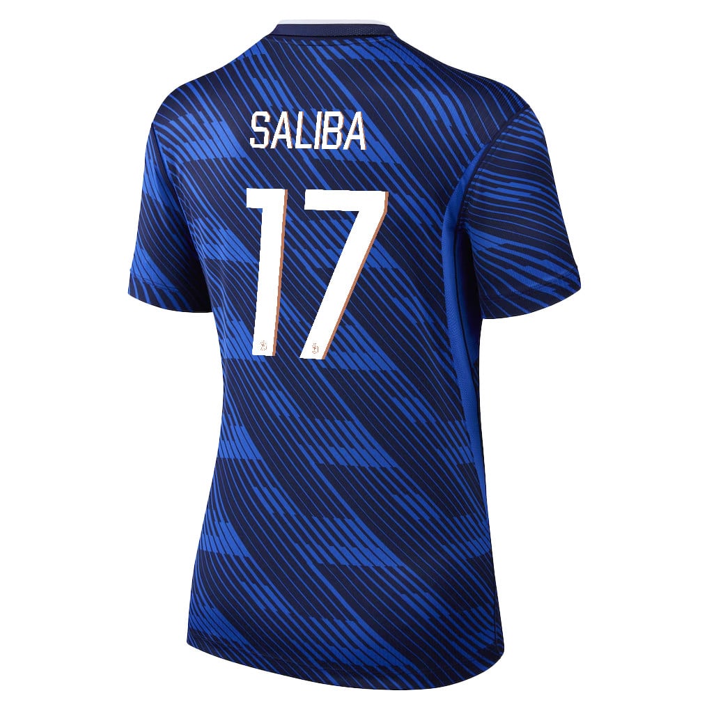 William Saliba 17 Women's France National Team 2026 Home Jersey - Blue