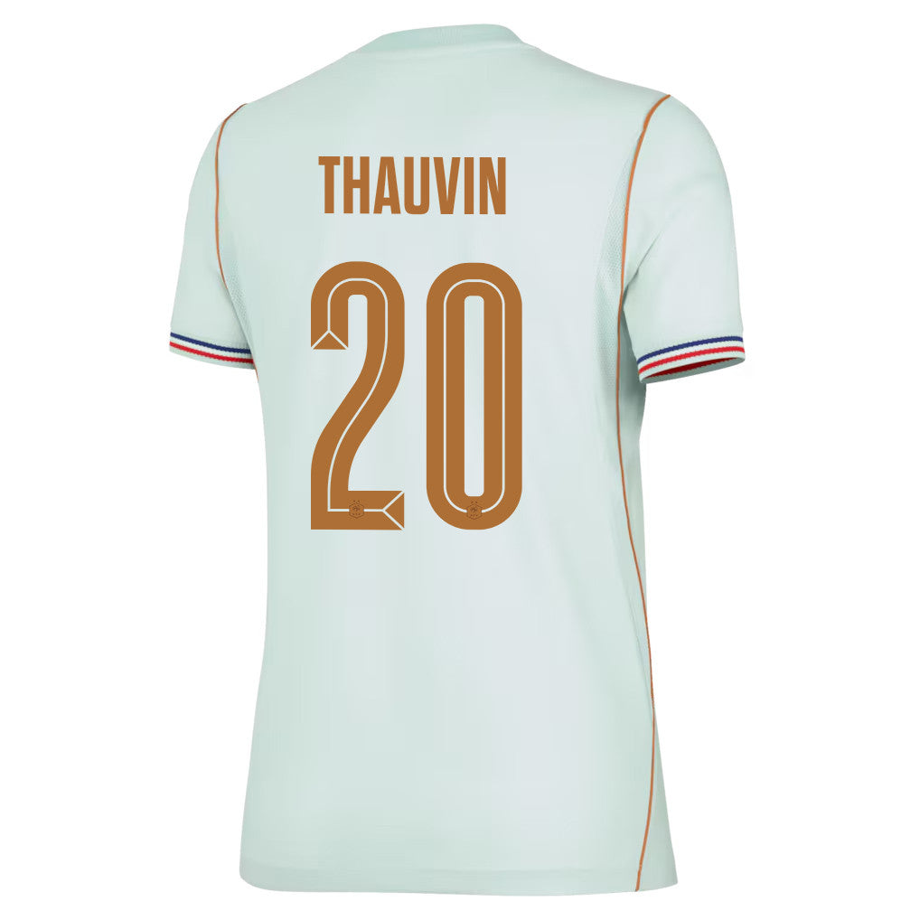 Florian Thauvin 20 France National Team 2026 Women's Away Jersey - Green