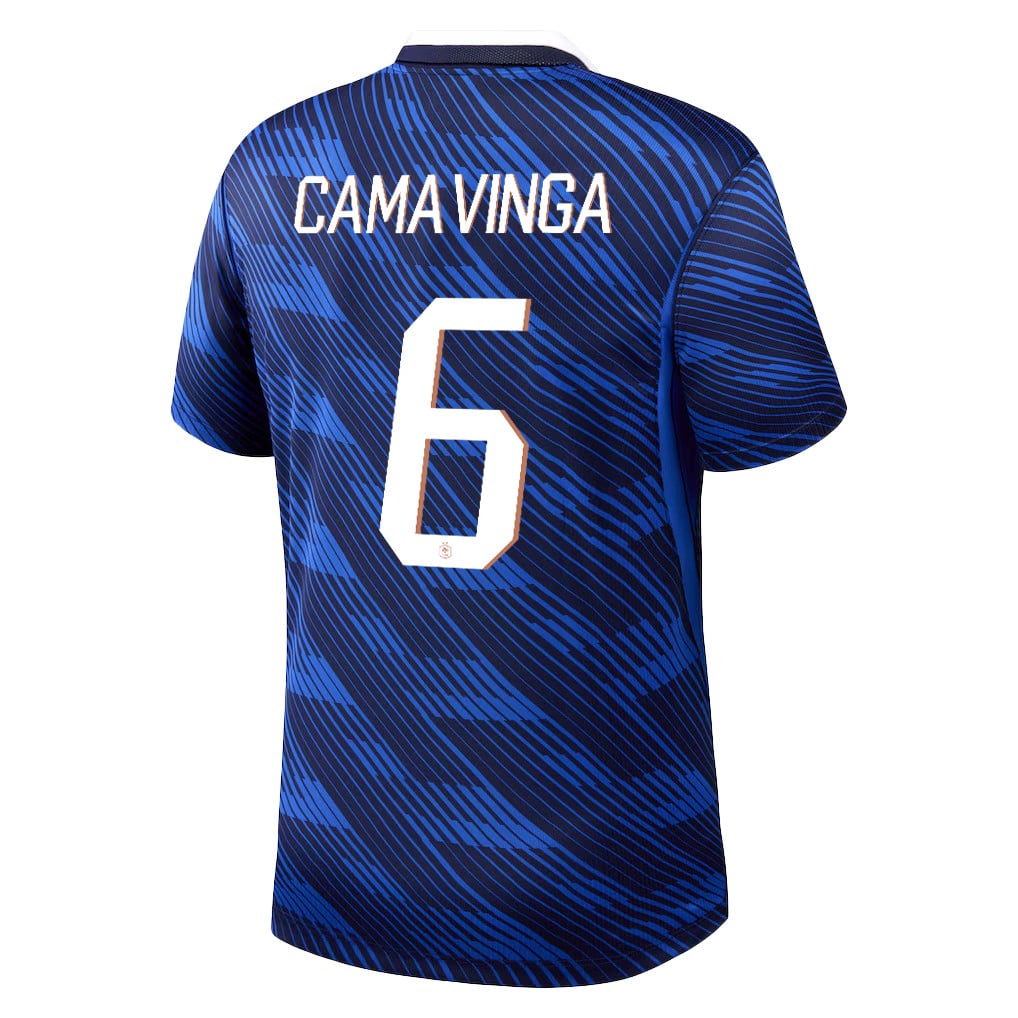 Eduardo Camavinga 6 France National Team 2026 Home Jersey - Blue, Men
