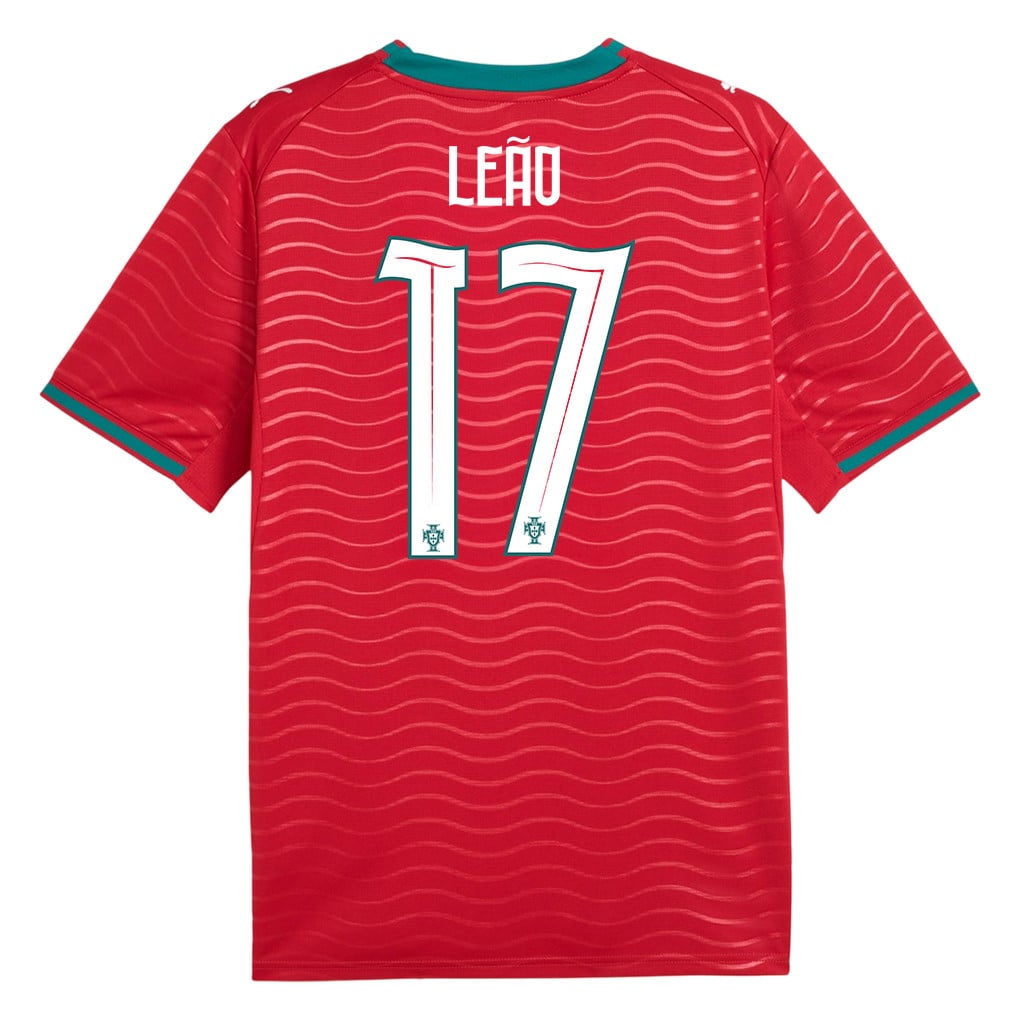 Rafael Leão 17 Portugal National Team 2026 Home Jersey - Red, Men