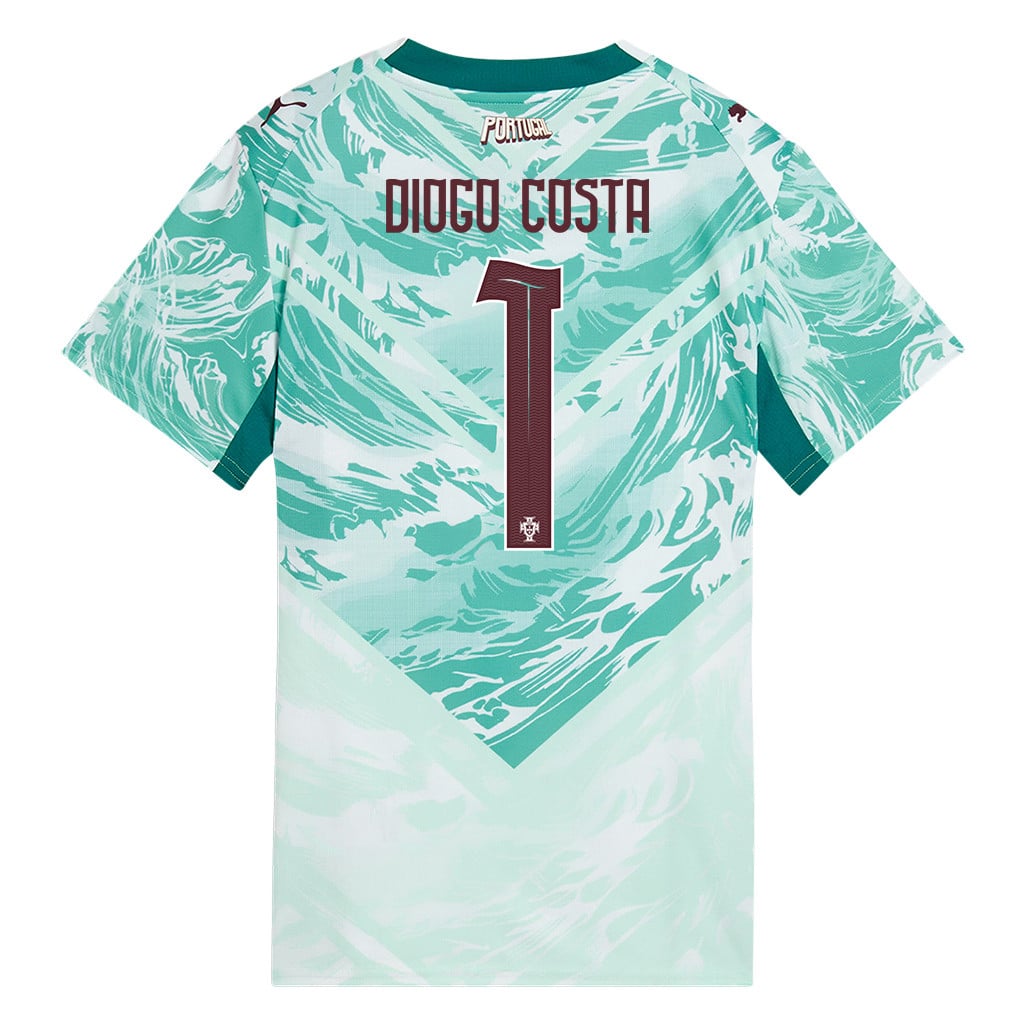 Diogo Costa 1 Portugal National Team 2026 Women's Away Jersey - White