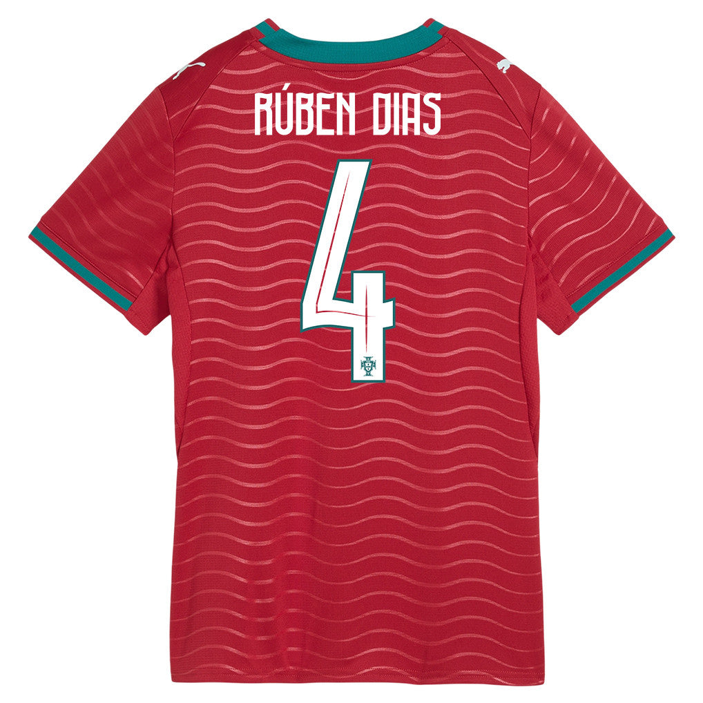 Rúben Dias 4 Women's Portugal National Team 2026 Home Jersey - Red