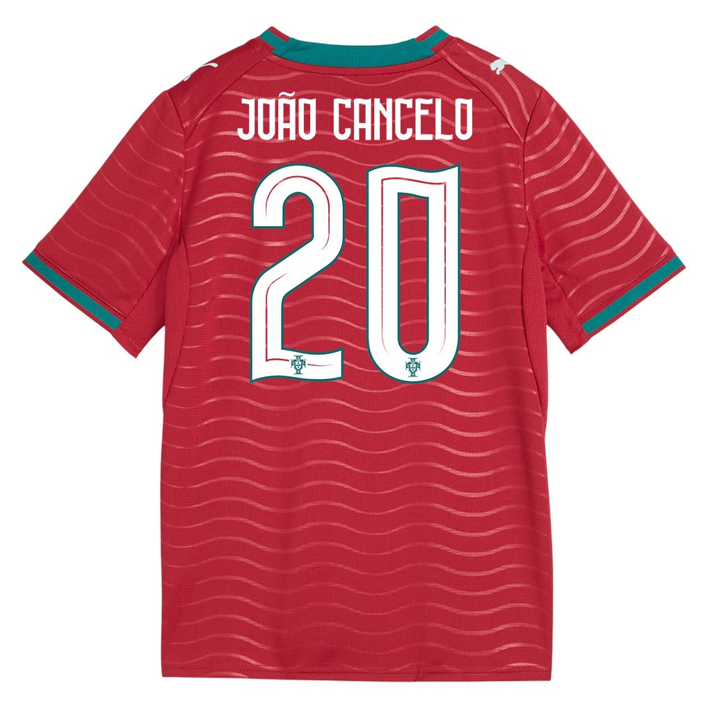 João Cancelo 20 Youth Portugal National Team 2026 Home Jersey - Red