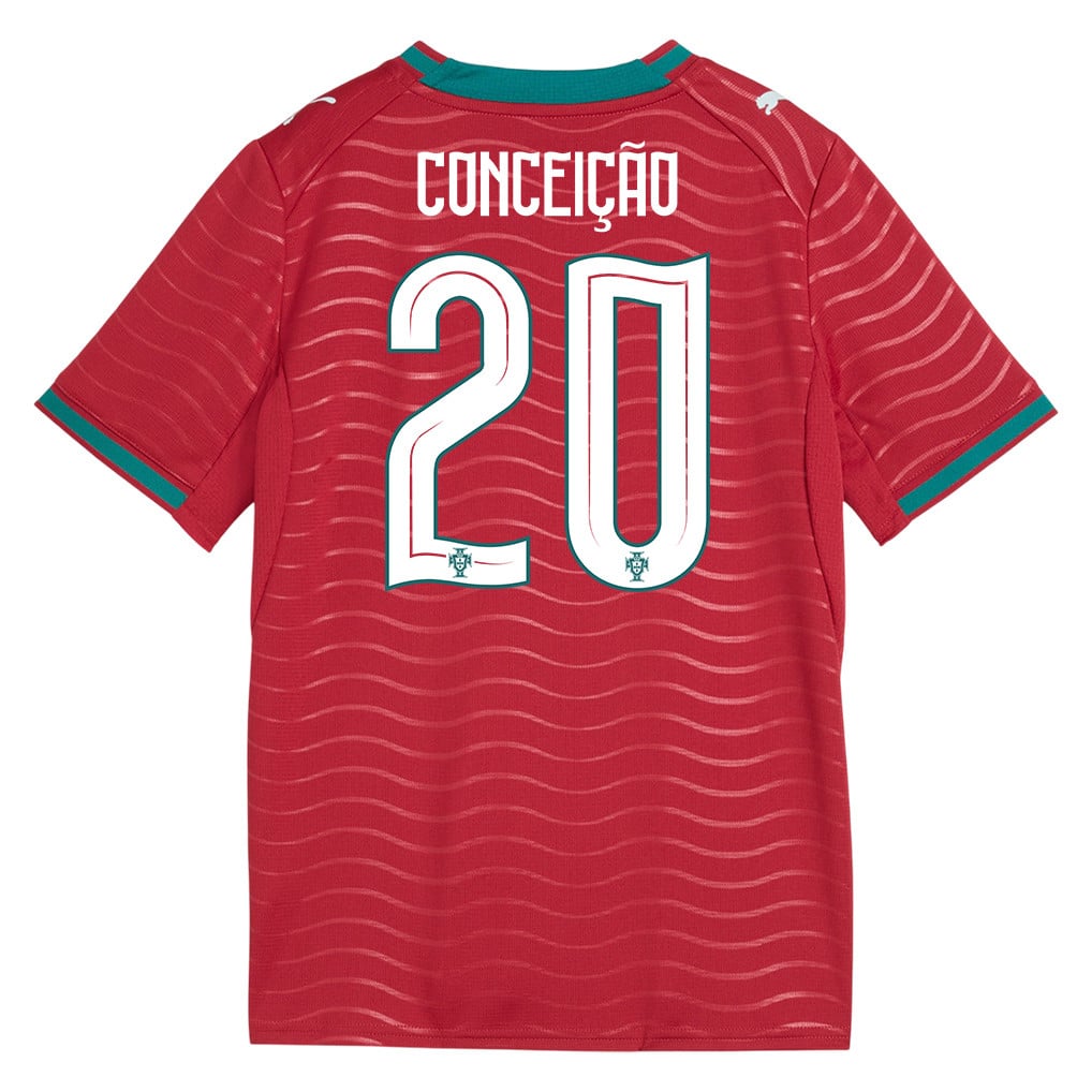 Francisco Conceição 20 Youth Portugal National Team 2026 Home Jersey - Red