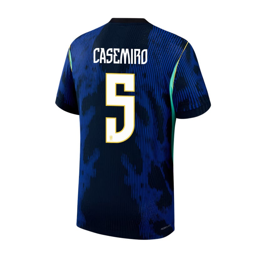 Casemiro 5 Brazil National Team 2026 Away Jersey - Blue, Men