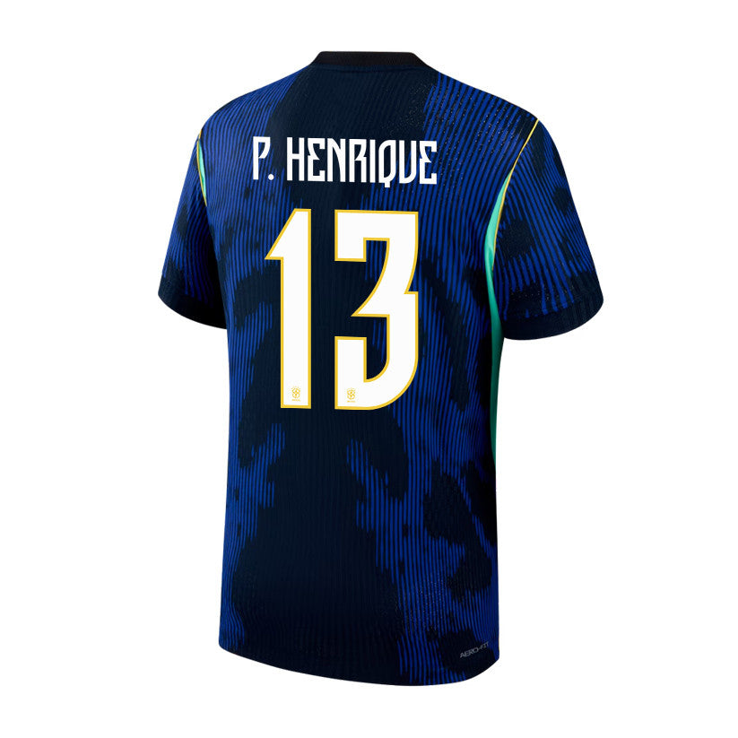 Paulo Henrique 13 Brazil National Team 2026 Away Jersey - Blue, Men