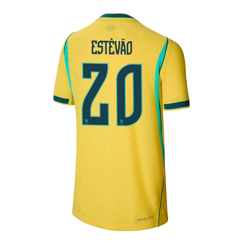 Estêvão 20 Youth Brazil National Team 2026 Home Jersey - Yellow
