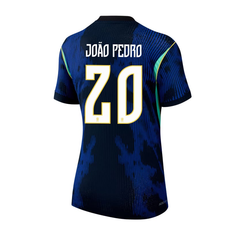 João Pedro 20 Women's Brazil National Team 2026 Away Jersey - Blue