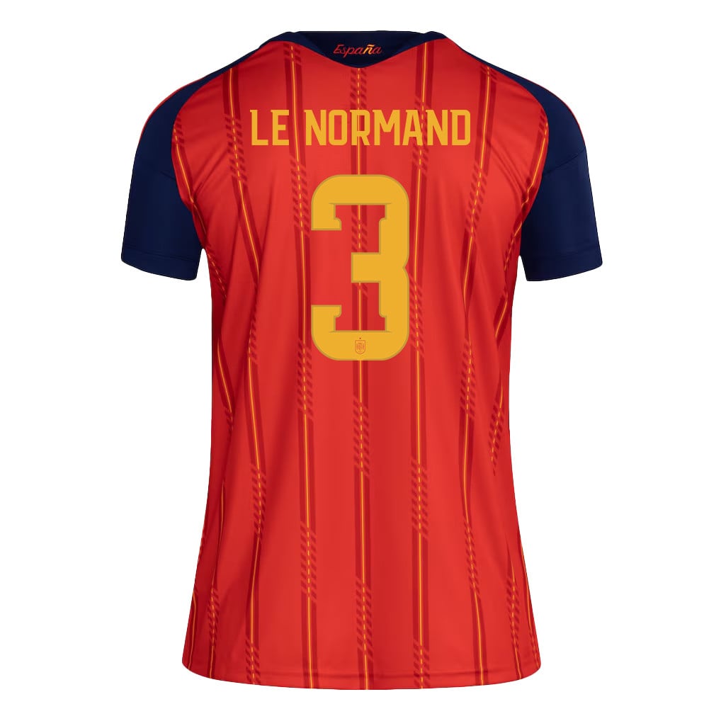 Robin Le Normand 3 Women's Spain National Team 2026 Home Jersey - Red