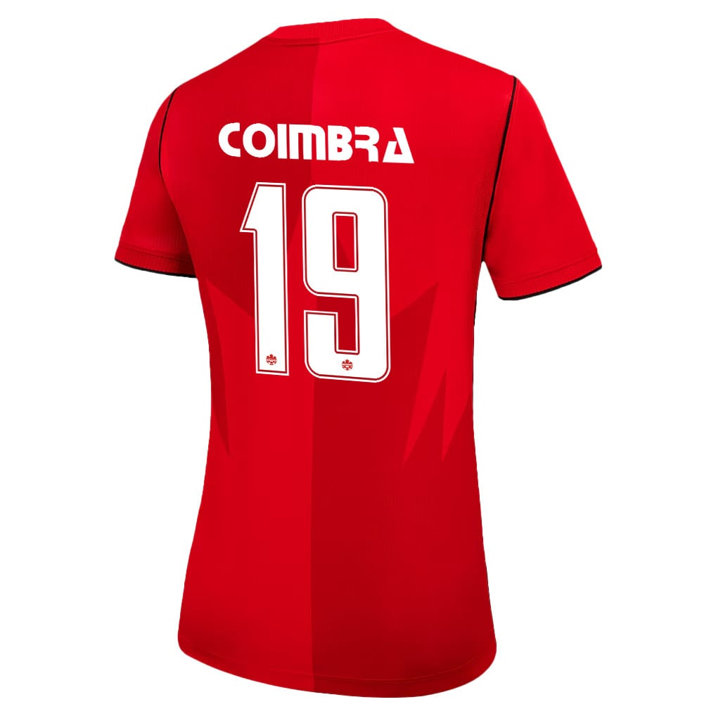 Tiago Coimbra 19 Women's Canada National Team 2026 Home Jersey - Red