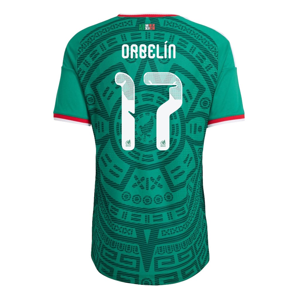 Orbelín Pineda 17 Mexico National Team 2026 Home Jersey - Green, Men
