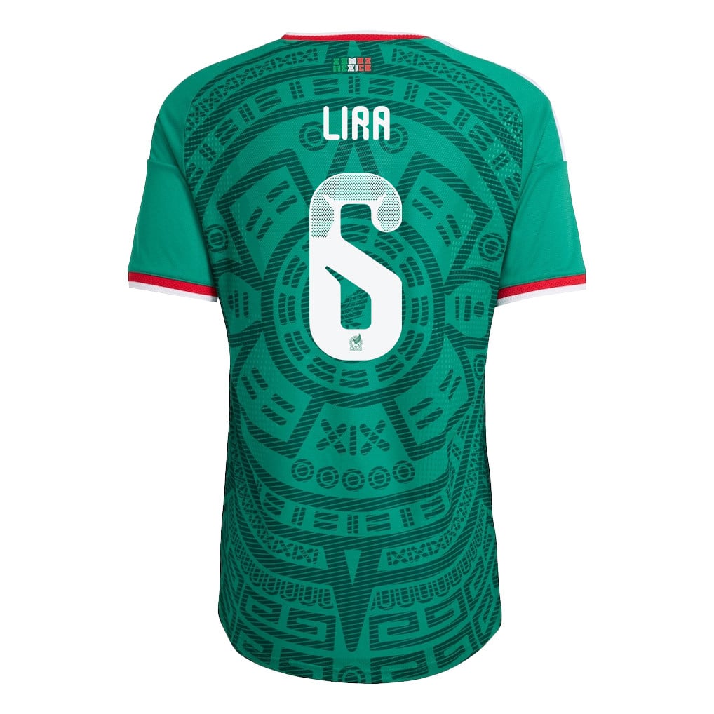 Erik Lira 6 Mexico National Team 2026 Home Jersey - Green, Men