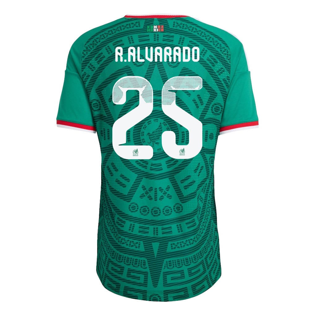 Roberto Alvarado 25 Mexico National Team 2026 Home Jersey - Green, Men