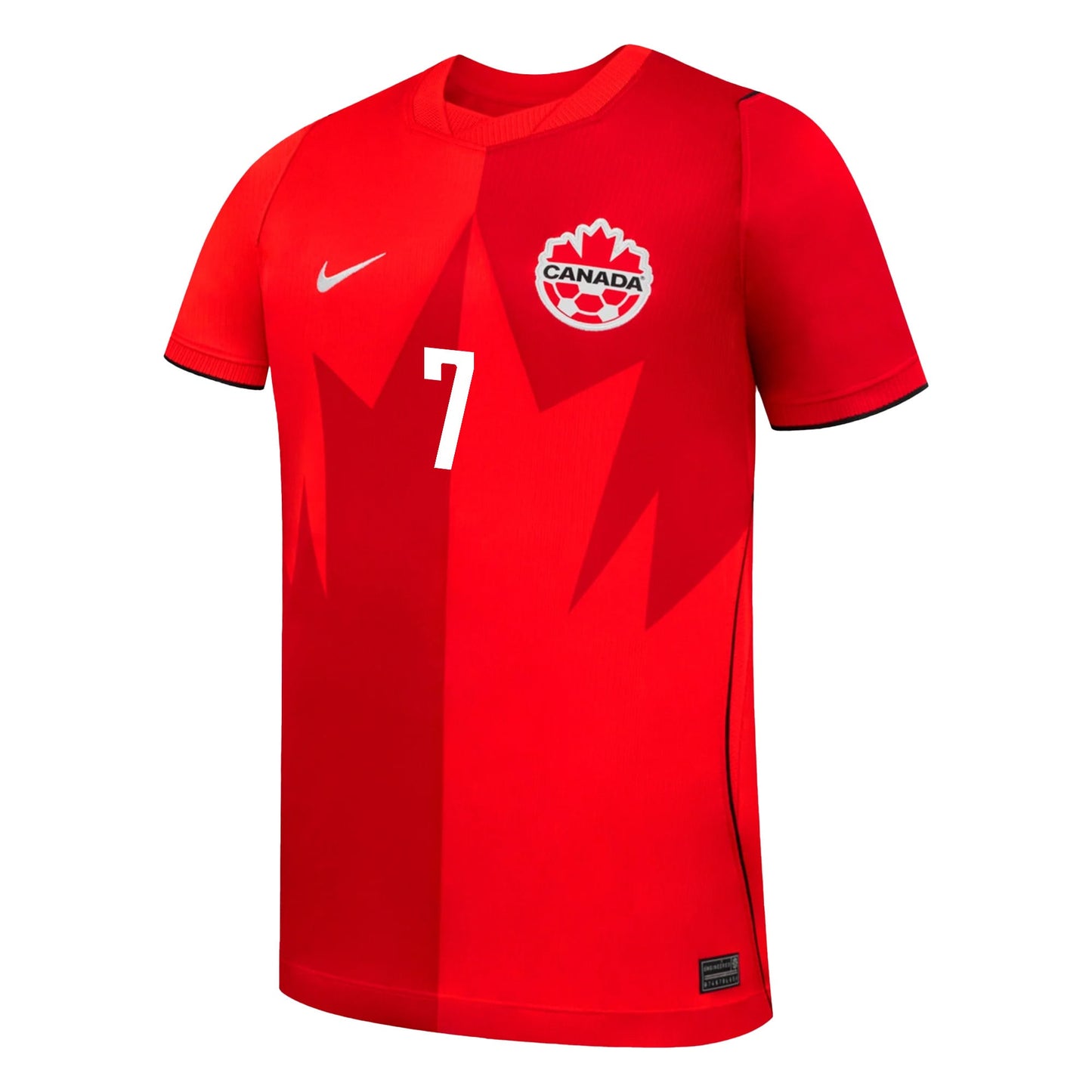 Stephen Eustáquio 7 Youth Canada National Team 2026 Home Jersey - Red