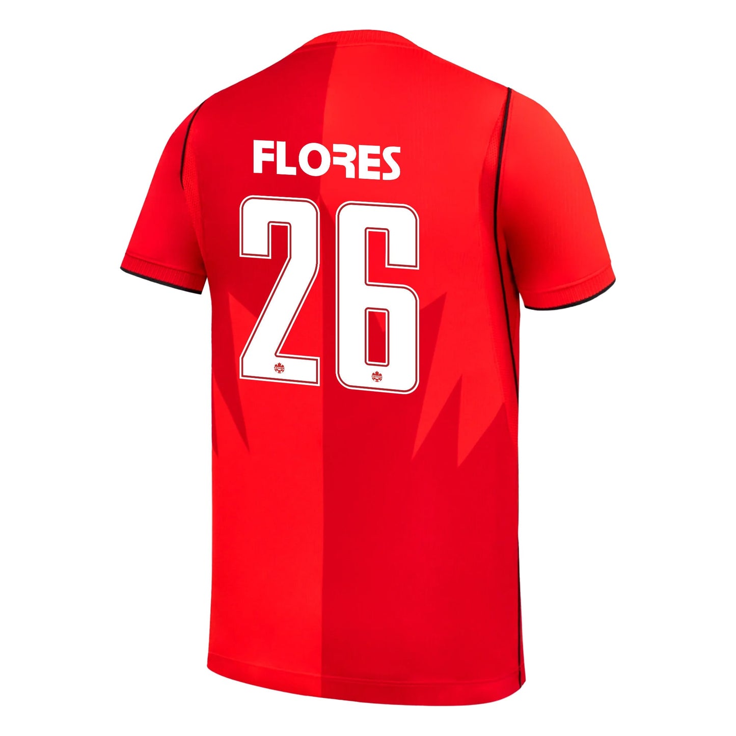 Marcelo Flores 26 Youth Canada National Team 2026 Home Jersey - Red