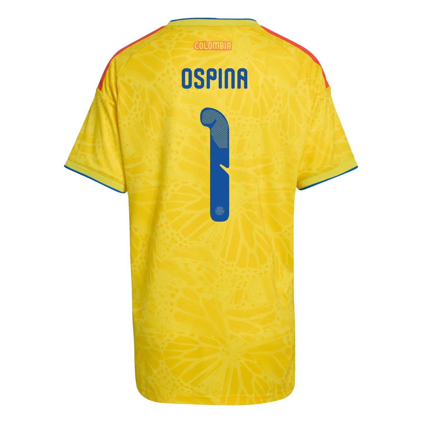 David Ospina 1 Women's Colombia National Team 2026 Home Jersey - Yellow