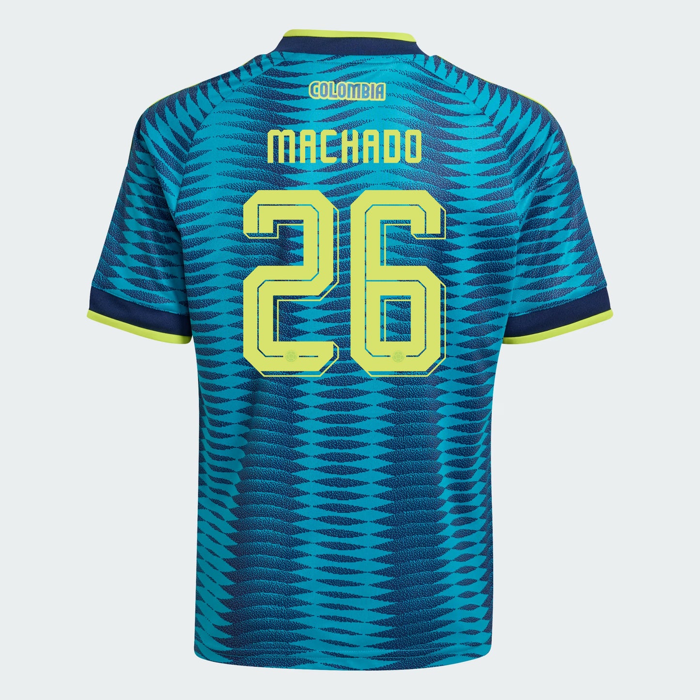 Deiver Machado 26 Youth Colombia National Team 2026 Away Jersey - Turquoise