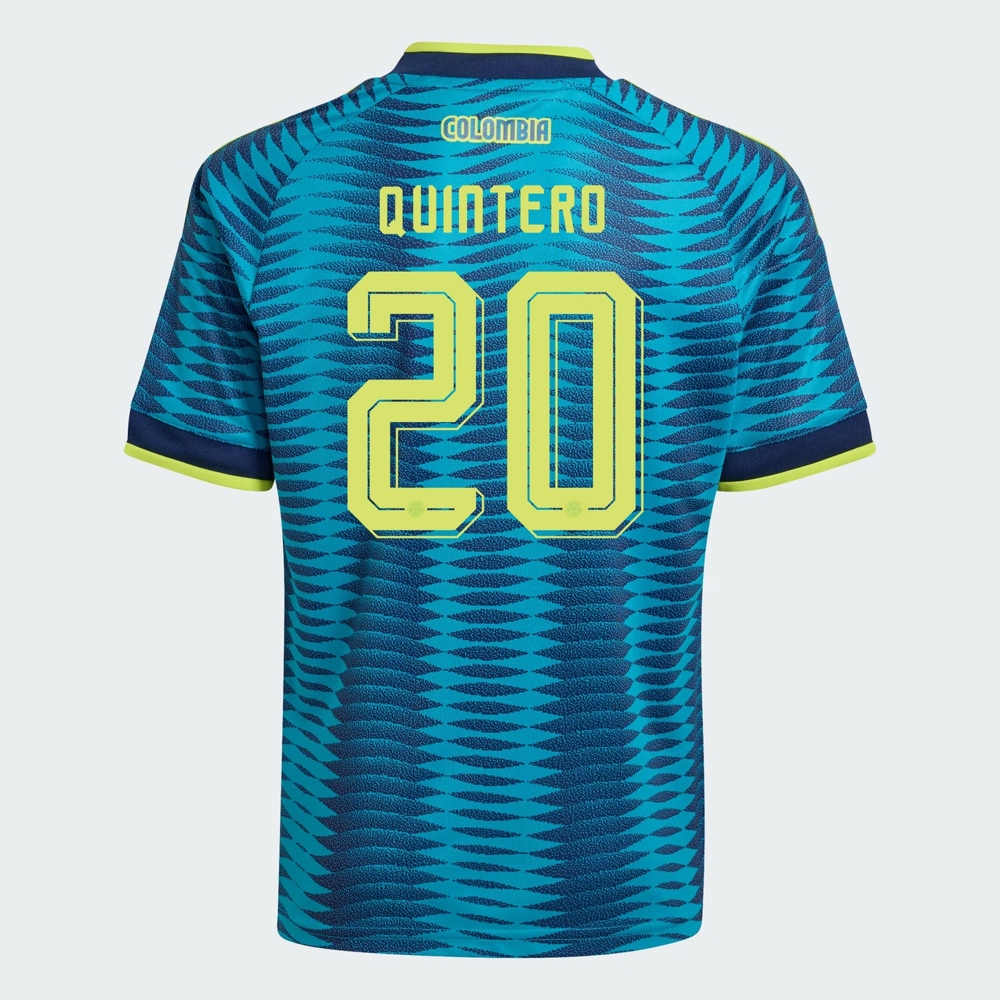 Juan Fernando Quintero 20 Youth Colombia National Team 2026 Away Jersey - Turquoise