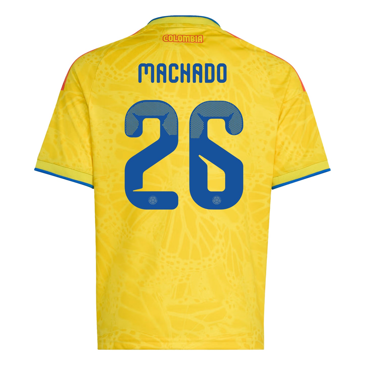 Deiver Machado 26 Youth Colombia National Team 2026 Home Jersey - Yellow