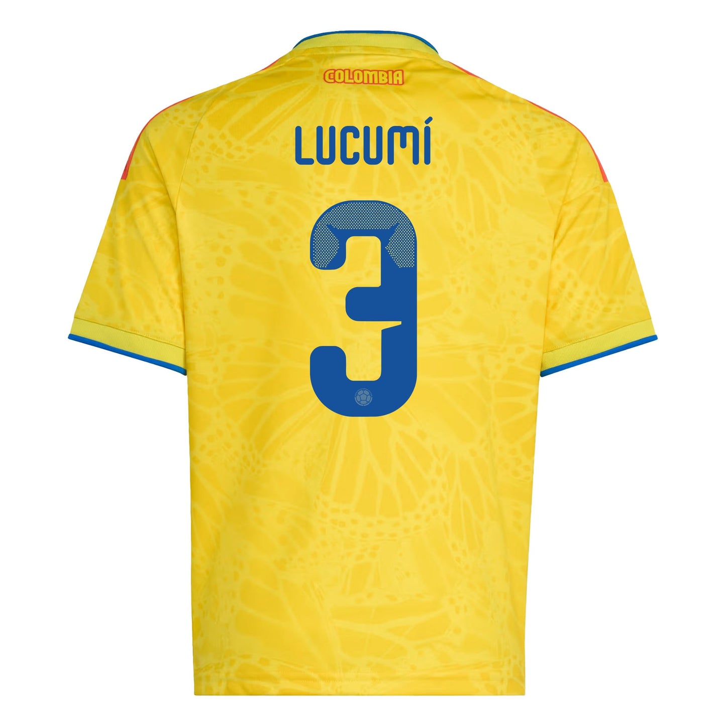 Jhon Lucumí 3 Youth Colombia National Team 2026 Home Jersey - Yellow